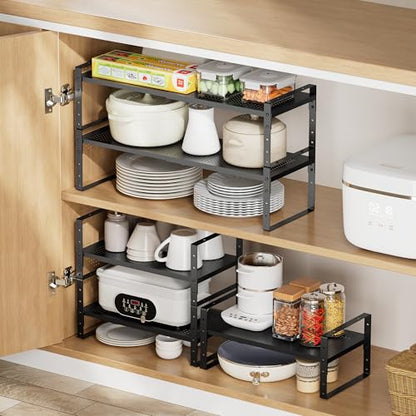 Multi-Functional Metal Shoe Rack, Space-Saving, Perfect for Entryway, Closet, Bathroom, etc. - Sturdy and Durable, High Weight Capacity(3PACKS/Black/Medium) - color: 3packs/Black, size: Medium