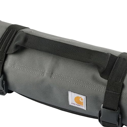 Carhartt Utility Roll Organizer, Durable, Water-Resistant Tool Roll, Gravel, 16 Pocket - color: Gravel, size: 16 Pocket