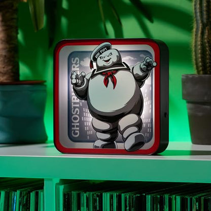 Numskull Ghostbusters Stay Puft Lamp Wall Light - Ambient Lighting Gaming Accessory for Bedroom, Home, Study, Office, Work - Official Ghostbusters Merchandise - color: Yellow