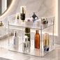 2 Tier Bathroom Counter Organizer, Bathroom Counter Shelf, Vanity Organizer Countertop, Skin Care Organizer, Makeup Perfume Organizer for Bathroom Tray, Cosmetic, Dresser, Kitchen - size: 2 pack