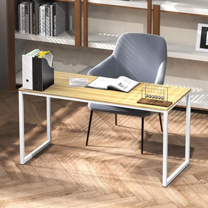 SHW Mission 48-Inch Home Office Computer Desk, Oak - color: Oak, size: 48-Inch