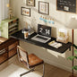 Dogsky 48" x 16" Floating Wall Desk, Fold Down Wall Table - 300 lbs Heavy Duty Solid Pine Wall Mount Folding Desk for Home Office, Laundry Room, Kitchen & Small Apartment, Black - color: Black, size: 48'' x 15.7'' x 8.3''