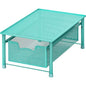 Simple Houseware Stackable Cabinet Basket Drawer Organizer, Turquoise - color: Turquoise, size: 1-Tier