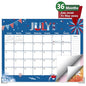 GuassLee Desk Calendar 2026-2029,36 Months 22" x 17" Large Calendar from June 2026 to May 2029,Desktop/Wall Monthly Planner with Julian Date and Thick Paper for Office Home School - color: Jun 36month blue, size: 22"x17"