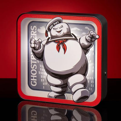Numskull Ghostbusters Stay Puft Lamp Wall Light - Ambient Lighting Gaming Accessory for Bedroom, Home, Study, Office, Work - Official Ghostbusters Merchandise - color: Yellow