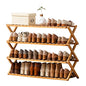 Choclaif Free Standing Shoe Racks for Closet, Shoe Shelf Bamboo Shoe Rack for Bedroom, Entryway Hallway Closet Living Room Organizer（4 Tier） - size: 4 Tier