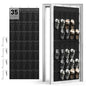 WVM Over the Door Shoe Organizer with 35 Breathable Mesh Pockets, Hanging Shoe Organizer for Door with 4 Metal Hooks, Large Capacity Closet Storage for Shoes, Accessories - style: Black