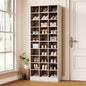 LITTLE TREE 70.9" Tall Shoe Rack, 10-Tier Freestanding Shelf, Max. Store 30 Pairs, Shoe Cabinet Organizer for Living Room, Entryway, Cloakroom, White + Brown - color: White + Brown