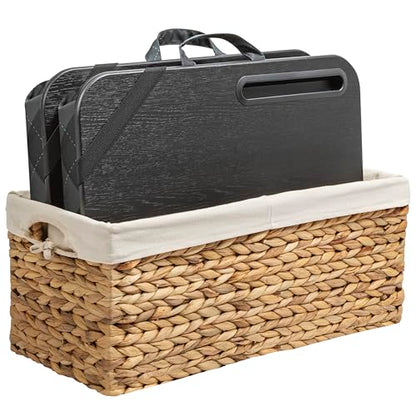 LAPGEAR Designer Lap Desk – Gray Argyle, 2-Pack with Storage Basket - color: Gray Argyle, size: 2-Pack + Basket