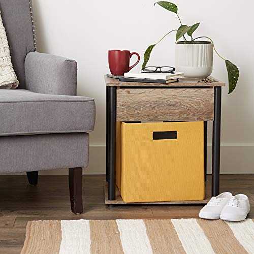 DII Collapsible Polyester Storage Cube, Solid, Lightweight and Durable, Large Square, 13x13x13, Honey Gold - color: Honey Gold, size: Large Square, 13x13x13"
