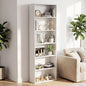 GRUSIGN 71" Tall 6-Tier Bookshelf, Large Open Display Bookcase with Ample Storage, Floor Standing Book Shelf for Living Room, Home Office, Bed Room, White - color: White