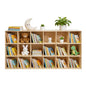 18 Cube Storage Organizer, Solid Wood Bookshelf, Vertical or Horizontal Bookcase, Open Cube Book Shelf, 70.9 in Cubes Organizer for Bedroom, Living Room, Office (70.9 X 11.8 X 35.4 in) - size: 70.9 X 11.8 X 35.4 in