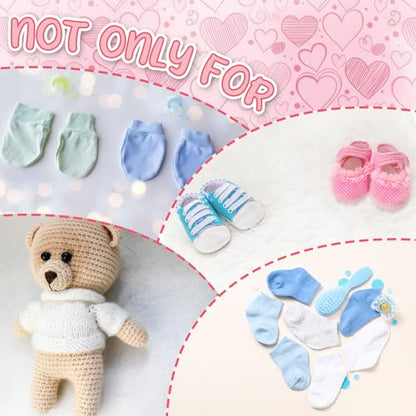 2 Pack Toddler Shoe Organizer for Closet Drawer Foldable Shoe Rack Storage Container 8 Section Baby Soft Fabric Cubby Box 11.02" × 5.91" × 3.94" Nursery Infant Holder with Divider Breathable