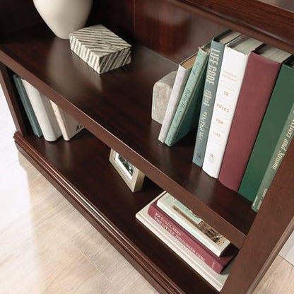 Sauder Miscellaneous Storage 2-Shelf Bookcase/ book shelf, Select Cherry finish - color: Select Cherry Finish