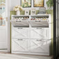 Maupvit Large Shoe Storage Cabinet with 6 Flip Drawers, Freestanding Shoe Organizer with Metal Handles for Entryway, Narrow Shoe Rack Cabinet, White - color: White, style: 6-Drawers