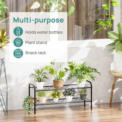 viewcare Shoe Rack for Closet, 2-Tier Long Shoe Rack for Entryway & Garage, Sturdy Metal Construction, Shoe Organizer Holds 6-10 Pairs - size: 2-Tier(Long)