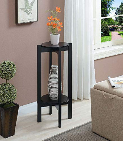 Convenience Concepts Newport Deluxe Plant Stand, Black - color: Black