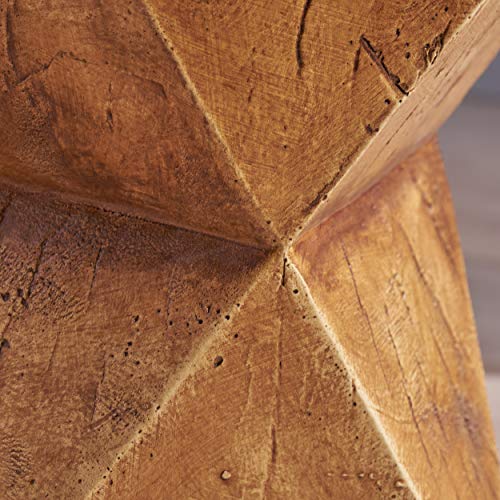 Christopher Knight Home Manuel Light-Weight Concrete Accent Table, Natural, 12.5D x 12.5W x 17.75H in - color: Manue,natural