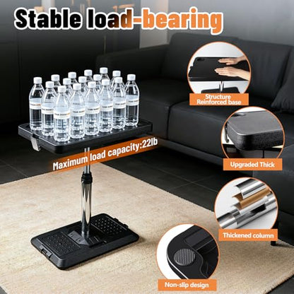 Car Desk for Laptop, Portable Car Table Tray for Front/Rear Passenger Seat, Height Adjustable Laptop Desk for Travel, Work & Eating
