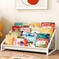 Aokitsink Toddler Bookshelf,Montessori Bookshelf,Bookshelves for Toddlers and Nursery,4 Tier Baby Bookshelves for Kids Rooms,Nursery,Playroom,Baby Room, Small Children Classroom - color: Off-white