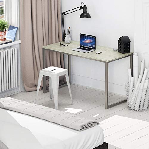 SHW Mission 48-Inch Home Office Computer Desk, Maple - color: Maple, size: 48-Inch