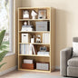 NELYE Basic Open Shelf Bookcase - 5-Tier Wooden Cube Storage Shelves Split Bookshelf, Oak - color: Oak, size: 5-Tier