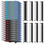 Video Game Storage Wall Mount - 8PCS Heavy-Duty Metal Game Case Holder Media Storage Shelves for PS, Xbox, DVD, Switch Game Organizer Display Stand, Holds up to 152 - size: 8-Pack