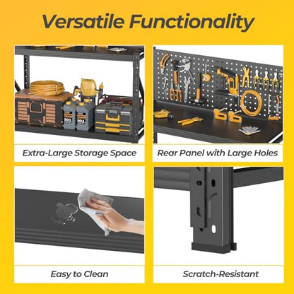 Storage Shelves,Fish Tank Stand Heavy Duty Metal Aquarium Stand for 20 Gallon,Metal Shelving Adjustable Shelves - size: 47.2 H*47.09" W*19" D