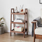 GDFStudio 3-Tier Wood Shoe Rack & Storage Bench,Versatile Organizer with Oak Frame & Timeless Design, Easy Assembly for Entryway,Living Room,Bedroom, Bathroom,Kitchen,Hallway,Walnut - color: Walnut