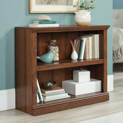 Sauder Miscellaneous Storage 2-Shelf Bookcase/ Book Shelf, Washington Cherry finish - color: Washington Cherry Finish