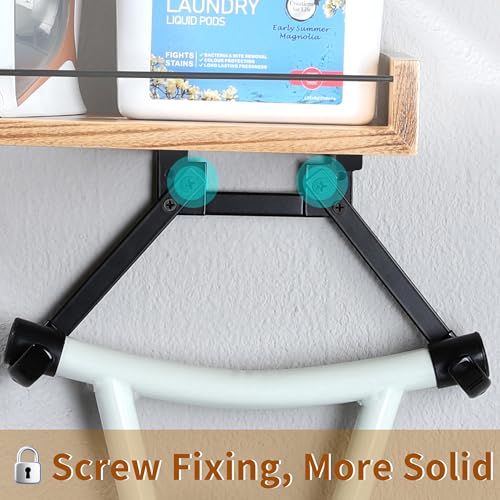 Ironing Board Hanger Wall Mount with Adjustable 2-Large Storage Shelves, Heavy Duty Space Saving Iron and Ironing Board Holder for Laundry Room, T&Y Leg Shaped, Carbonized Black - color: Black-a