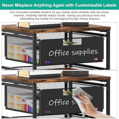 3-Drawer Storage Organizer, Under Desk Rolling File Cart with Lockable Wheels, Hanging File Folder Organizer for Letter Size, Utility Craft Cart Filing Cabinet for Home Office,Black - size: 3 Tier