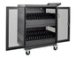 Tripp Lite 32-Port AC Charging Cart Storage Station for Chromebooks, Laptops & Tablets - Secures Devices in Locking, Vented, Wall-mountable Steel Cart - 2-Year Warranty (CSC32AC) - size: 32 AC Port, style: Cart