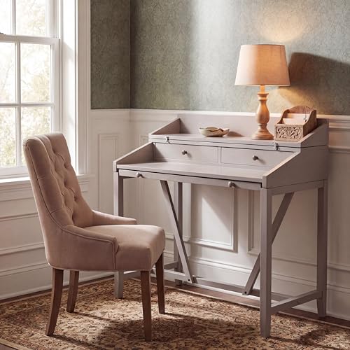 Safavieh American Homes Collection Wyatt Grey Writing Desk - color: Quartz Grey