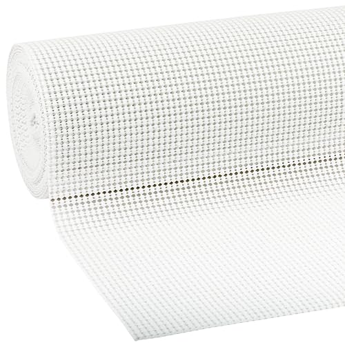 EasyLiner Select Grip Shelf Liner - Easy to Install & Cut to Fit - Non Slip, Non Adhesive, Drawer Shelf & Cabinet Liner for Kitchen, Bathroom, Pantry Cupboards - 12in. x 24ft. - White |(Pack of 4) - color: White, size: 12"W x 24"L (Pack of 4)