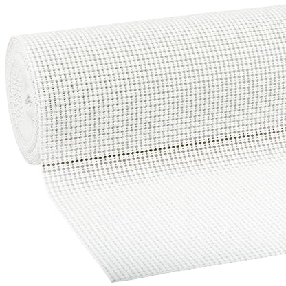 EasyLiner Select Grip Shelf Liner - Easy to Install & Cut to Fit - Non Slip, Non Adhesive, Drawer Shelf & Cabinet Liner for Kitchen, Bathroom, Pantry Cupboards - 12in. x 24ft. - White |(Pack of 4) - color: White, size: 12"W x 24"L (Pack of 4)