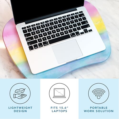 LAPGEAR MyStyle Lap Desk – Sunset Watercolor, Fits 15.6” Laptops - color: Sunset Watercolor