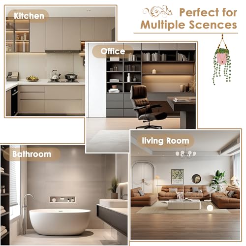 FOTOSOK 6-Tier Bamboo Shelf with Adjustable Shelves, Bamboo Kitchen Cabinet | Tall Bamboo Bookshelf and Plant Shelf with 250-lb Shelf Capacity for Laundry Bathroom Kitchen Pantry Home Office - color: Natural