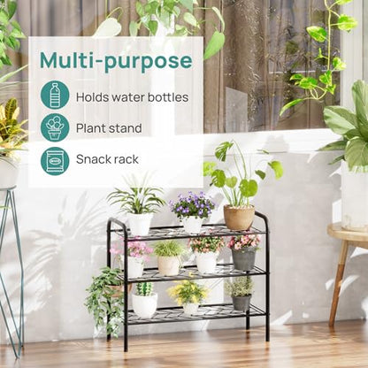 viewcare Shoe Rack for Closet, 3-Tier Small Shoe Rack for Entryway & Garage, Sturdy Metal Construction, Shoe Organizer Holds 6-9 Pairs - size: 3-Tier(M)