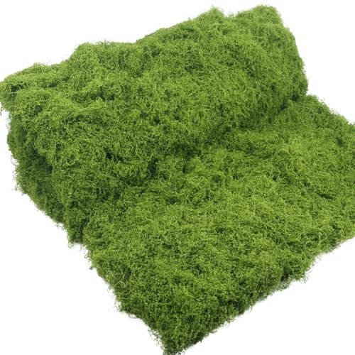 Fake Moss for Crafts 39" x 39" Faux Moss Mat for Plants Indoor Green Artificial Moss Rug for Decorating Planters Crafts DIY Table Centerpieces Fairy Garden Floral Wedding 100 x 100cm - color: 39 X 39 Inch/100x100cm