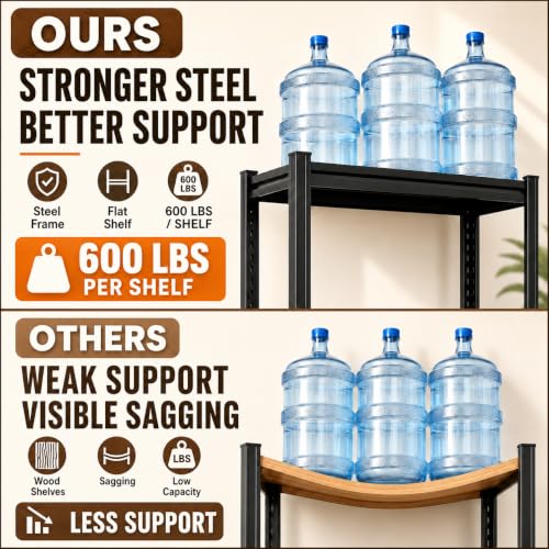 Book Shelves Book Shelf 3 Tier Freestanding Horizontal Metal Shelving Unit Media Display Stand Organizer Console for Living Room Hallway Entryway, Office Desk Side. 31.5"H × 35.4"W × 11.8"D - size: 3-Tier, 31.5"H × 35.4"W × 11.8"D