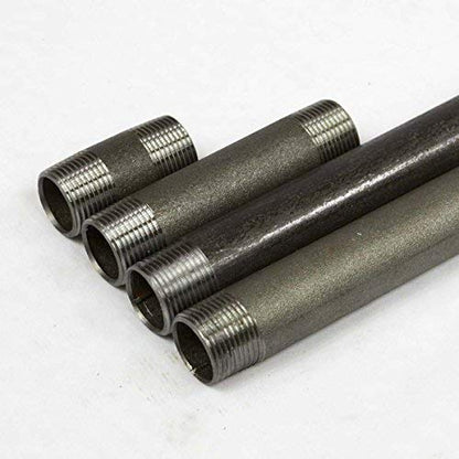 Rusty Design H28, BKH1728C38 Pipe Legs KIT with Cross Bar for Writing Desk, Computer Table, H-Shape, L38 x W17 x H28, Pack Suitable for 1 Table