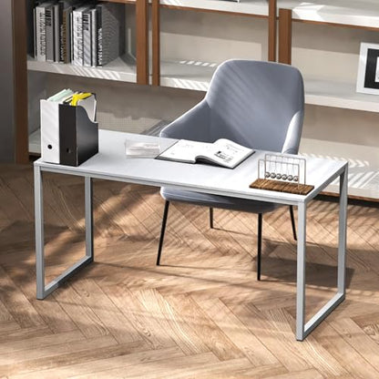 SHW Mission 48-Inch Home Office Computer Desk, White - color: White, size: 48-Inch