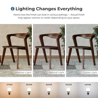 Furniture of America Nazaen III Mid-Century Modern Wood 21.5-inch Side Chairs with Rounded Backrest and Semi-Handmade for Home Kitchen, Dining Room, Rich Walnut (Set of 2) - color: Rich Walnut, size: Style 3
