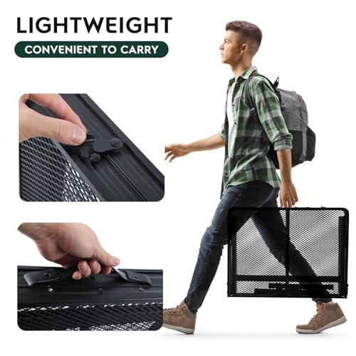 WildFinder 3x2 FT Folding Grill Table, Portable Camping Table for Outside, Adjustable Height Folding Table with Desktop & Mesh Bag, Lightweight Outdoor Table for Camping, Picnic, BBQ - size: 3x2FT