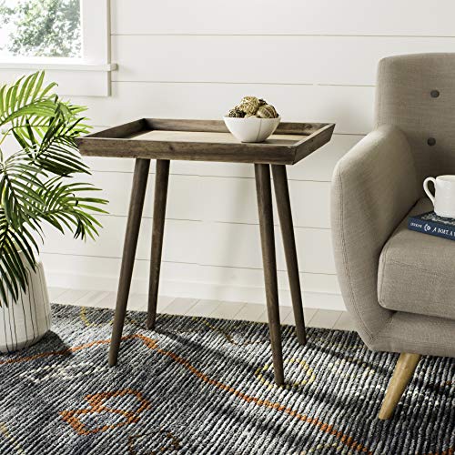 Safavieh Home Nonie Modern Chocolate Accent Table - color: Chocolate