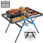 WildFinder 3 FT Folding Grill Table, Portable Camping Table for Outside, 3 Adjustable Height Folding Table with Desktop, Lightweight Outdoor, Camping, Picnic, BBQ - size: 3x2FT(X-Frame)