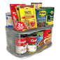 Mighty Susan 2-Tier Lazy Susan Pantry Organizer – Steel Reinforced Turntable for Kitchen Cabinets & Pantry Storage – Heavy-Duty Can Organizer Holds Up to 30 lbs – Rotates 360° – Includes 2 Bonus Bins - size: Mighty Susan 2-Tiered
