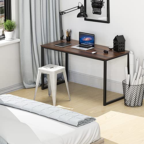 SHW Mission 40-Inch Home Office Computer Desk, Walnut - color: Walnut, size: 40-Inch