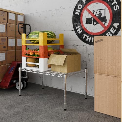 18" Deep x 30" Wide x 14" Height Wire Shelving Kit | 1-Tier | NSF Commercial Storage Rack Unit - size: 18" Deep x 30" Wide